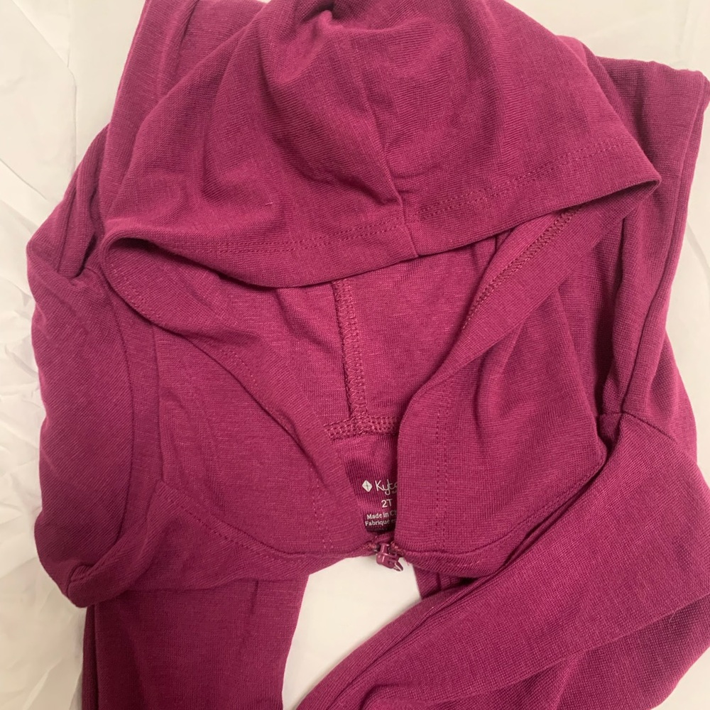 Kyte baby NWOT Dahlia hooded jersey zippered Romper